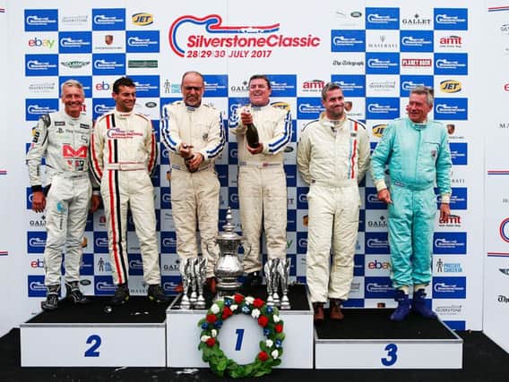 The Screen Stars team won the Celebrity Challenge Trophy Race.
