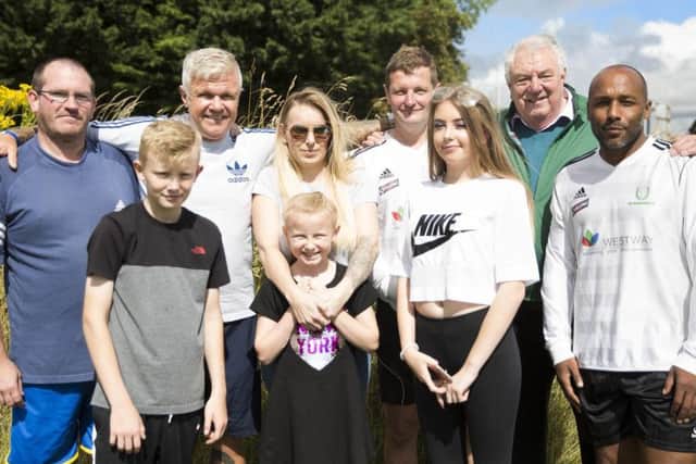 Back, left to right, Danny Mackintosh, Mark Handley, Hayley King, Darren Wright, Alan Joes and Julian Joachim
Front, left to right, Mikey Butcher, Gracie Butcher and Courtney Butcher