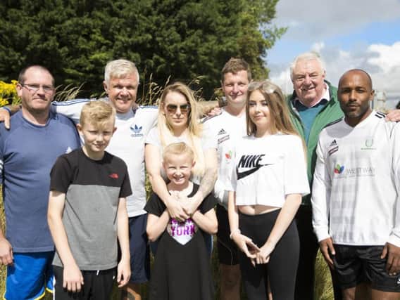 Back, left to right, Danny Mackintosh, Mark Handley, Hayley King, Darren Wright, Alan Joes and Julian Joachim
Front, left to right, Mikey Butcher, Gracie Butcher and Courtney Butcher