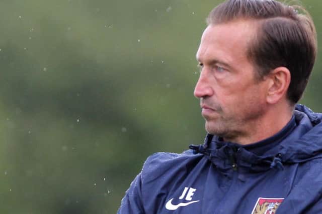 Cobblers boss Justin Edinburgh