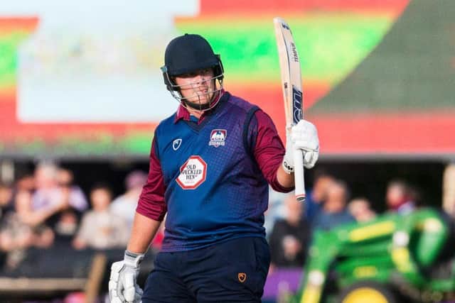 Richard Levi reached his half-century from 43 balls