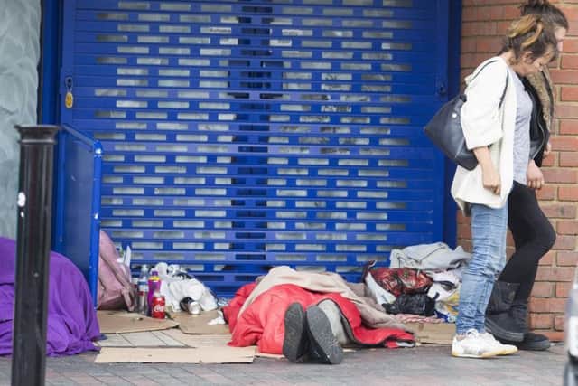 Several readers contacted the Chron to talk about the rough sleepers at the former Poundland in Abington Street.