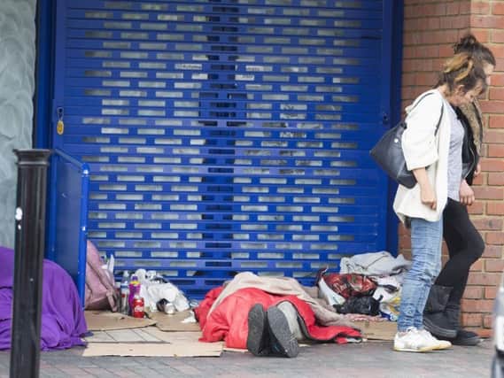 Several readers contacted the Chron to talk about the rough sleepers at the former Poundland in Abington Street.