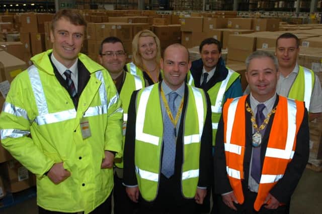 Far left, Simon Bovey.