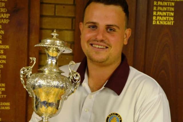 Jamie Walker claimed the County singles title for the fourth year in a row
