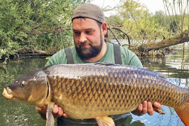 Grade A student Will Fox with his 25lb Stanwick exam result