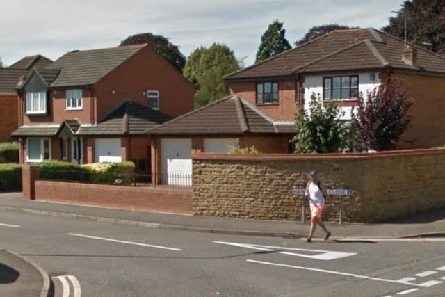 Water pressure in Duston failed on Sunday after a mains pipe burst.