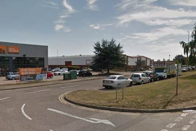 The collision on Ross Road was reported around 7.15am today.