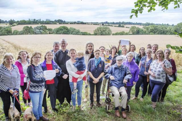 Campaigners against the orbital route have helped fund a drone video of the route.
