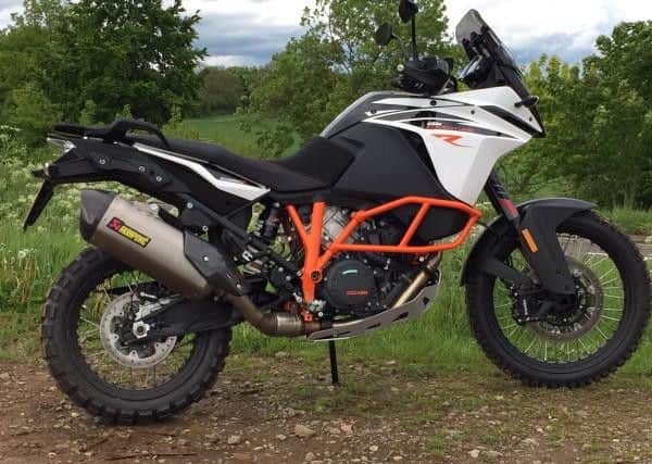 Four thieves wheeled the bike away in Northampton Town Centre.