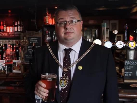 Northampton's mayor, Councillor Gareth Eales (Lab, Spencer) has endorsed a beer in a bid to raise money for his chosen charity of the year.