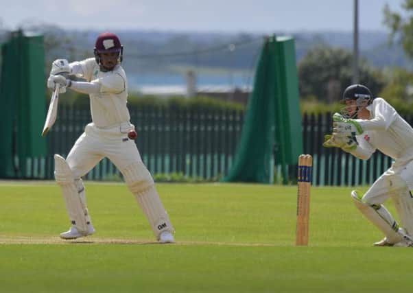 Saif Zaib on his way to a century for Saints against Rushton (Pictures: Dave Ikin)