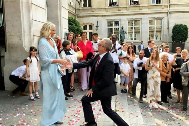 Emma and Vincent tied the knot in Paris earlier this year.