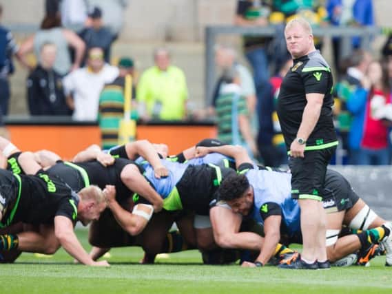 Dorian West feels his side weren't rewarded for their work in the scrum last weekend (picture: Kirsty Edmonds)