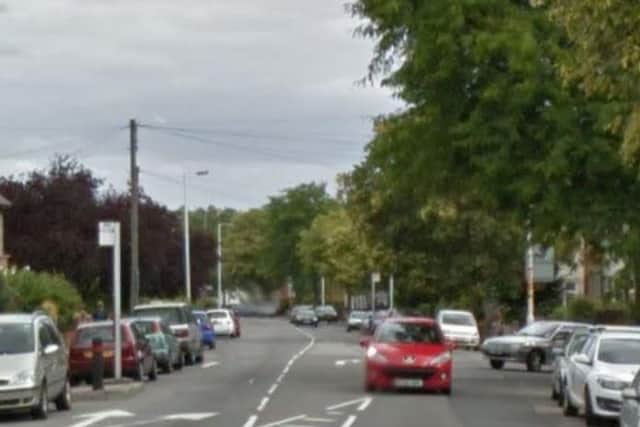 The woman was walking along Kingsthorpe Grove when the man exposed himself.