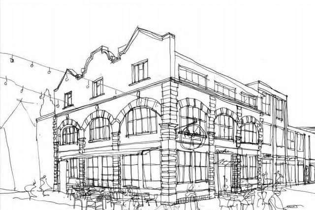 Artist's impression of the proposed seating area. Copyright of GSS Architecture.