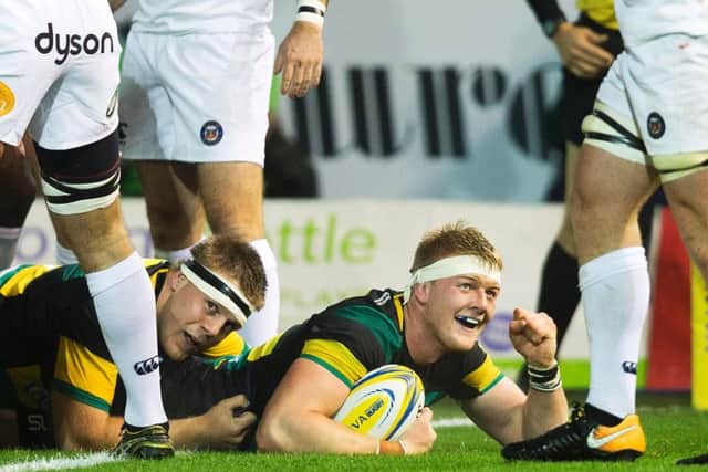 David Ribbans scored twice for Saints (pictures: Kirsty Edmonds)