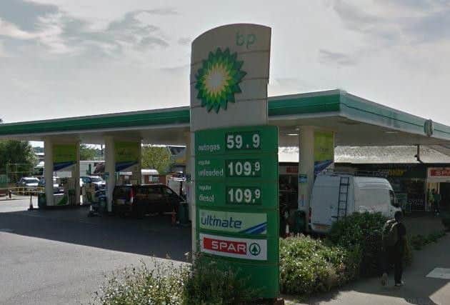 The attack happened at the back of the Westbridge BP Garage in St James Road.