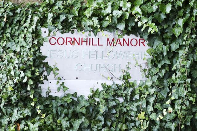 A number of files relating to suspicious deaths within the Jesus Army can no longer be located by police. Picture shows the entrance to one of the sect's meeting places, Cornhill Manor.