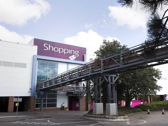 The south car park at Weston Favell Shopping Centre had to be evacuated this afternoon.
