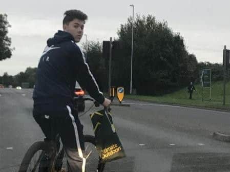 Police want to speak to this man in connection with criminal damage to a car in Northampton.