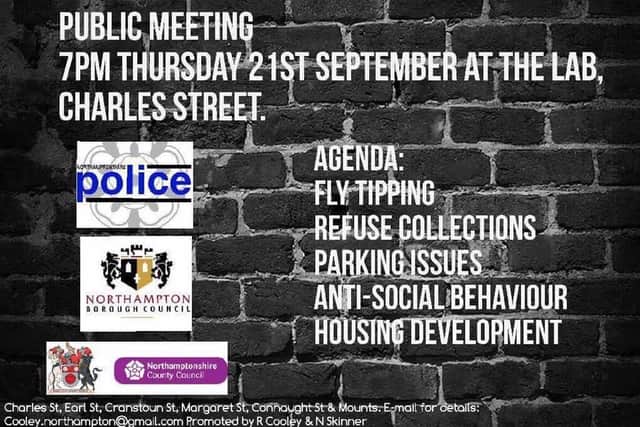 A flyer was posted on social media.