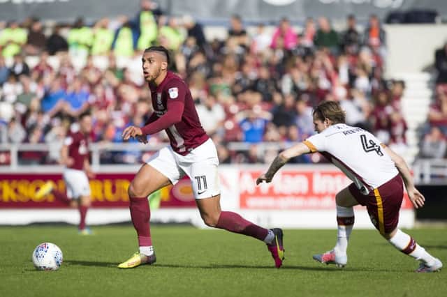 Daniel Powell in action for the Cobblers on Saturday. Picture by Kirsty Edmonds