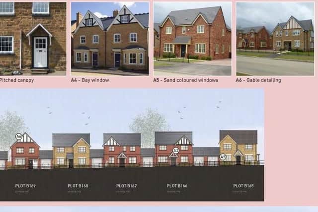 Proposed designs for the new homes.