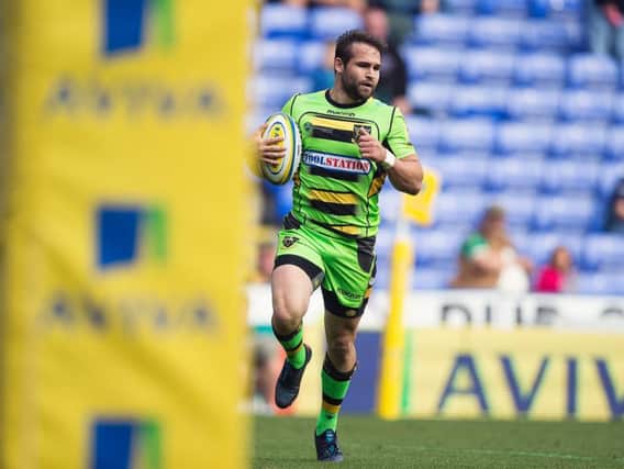 Cobus Reinach scored his first Saints try in the win at London Irish (picture: Kirsty Edmonds)