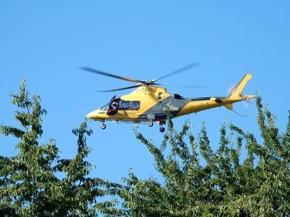 The air ambulance has been scrambled to Kingsthorpe following a serious crash.