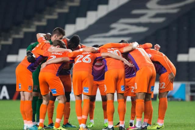 The Cobblers impressed as a team unit in Tuesday's 0-0 draw at MK Dons (Picture: Kirsty Edmonds)