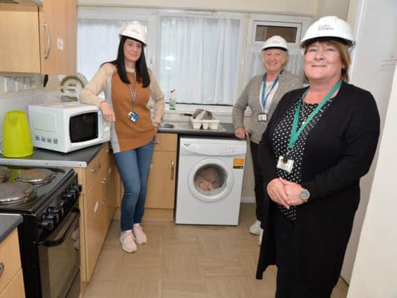 Taylor Wimpey donated a suite of kitchen goods to a unit run by NAASH.