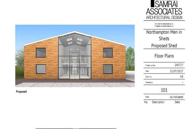 The group has already drawn up plans for the purpose-built shed.