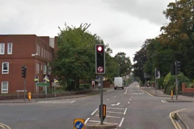 The crossroads near Billing Road.