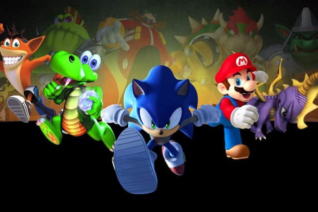 Video game mascots through the ages