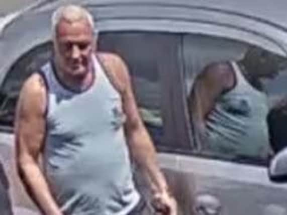 Do you recognise this man? Police want anyone who does to call the force on 101.