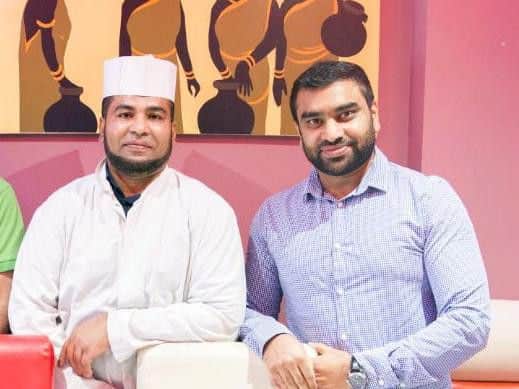 Chef, Sefu with brother and restaurant manager, Jay.