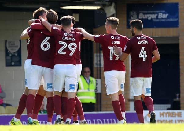 LONG TIME - no Cobblers player has hit the target since Matt Crooks' goal in the first half of the 2-2 draw at Southend United on September 16
