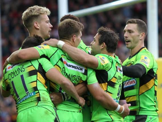 Saints had held the lead at Kingsholm, but Gloucester fought back to earn a bonus-point win (pictures: Sharon Lucey)