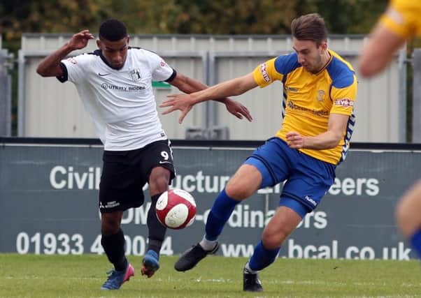 Leon Lobjoit has impressed during his loan spell at Corby Town