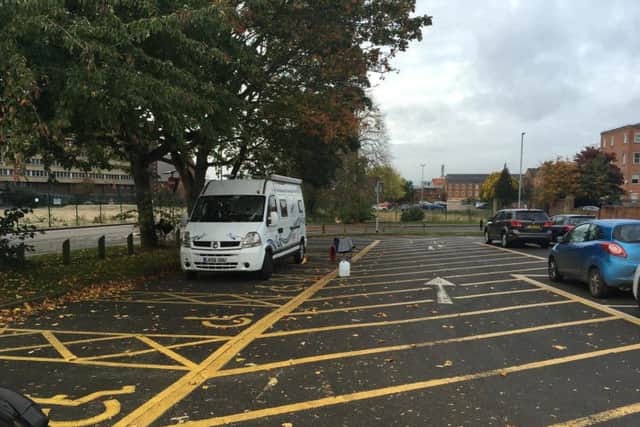 Travellers have arrived at the Mounts car park this morning.