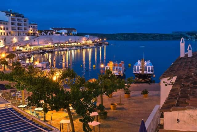 Mahon's natural harbour is the biggest in Europe