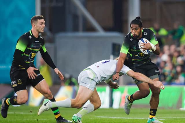 Ahsee Tuala was in action for Saints