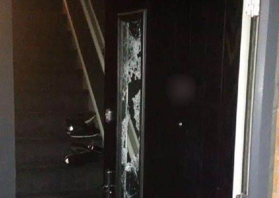 Police executed warrants at a number of addresses, including this one