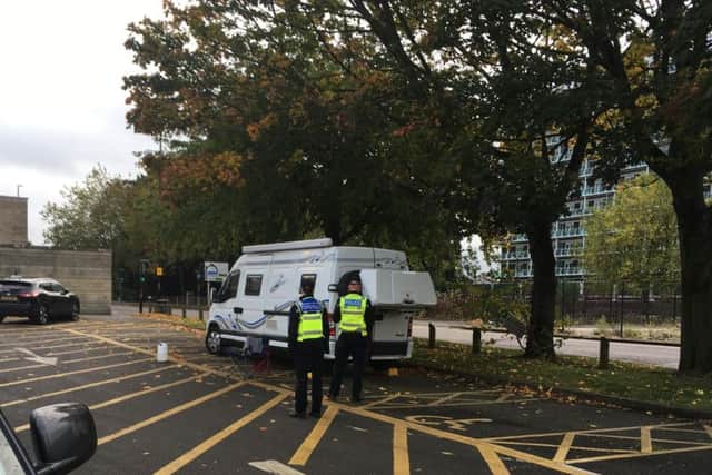 The traveller encampment in the Mounts has been given orders to move on.
