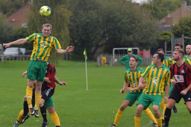 AFC Houghton v Weldon in the Saturday Combination