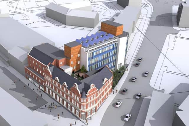 An architect's sketch of Compton House (MRP Developments).