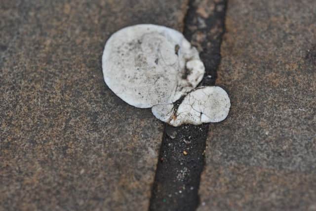 Cleaning up chewing gum costs the average town centre 60,000, a Government body estimates.