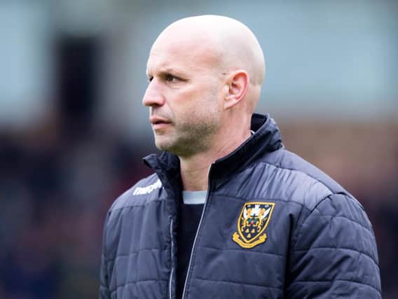 Jim Mallinder saw his side beaten at Stade Marcel Michelin (picture: Kirsty Edmonds)