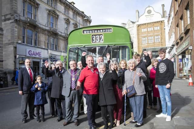 Three vintage buses were brought out of retirement for David Pratt's 60th birthday.